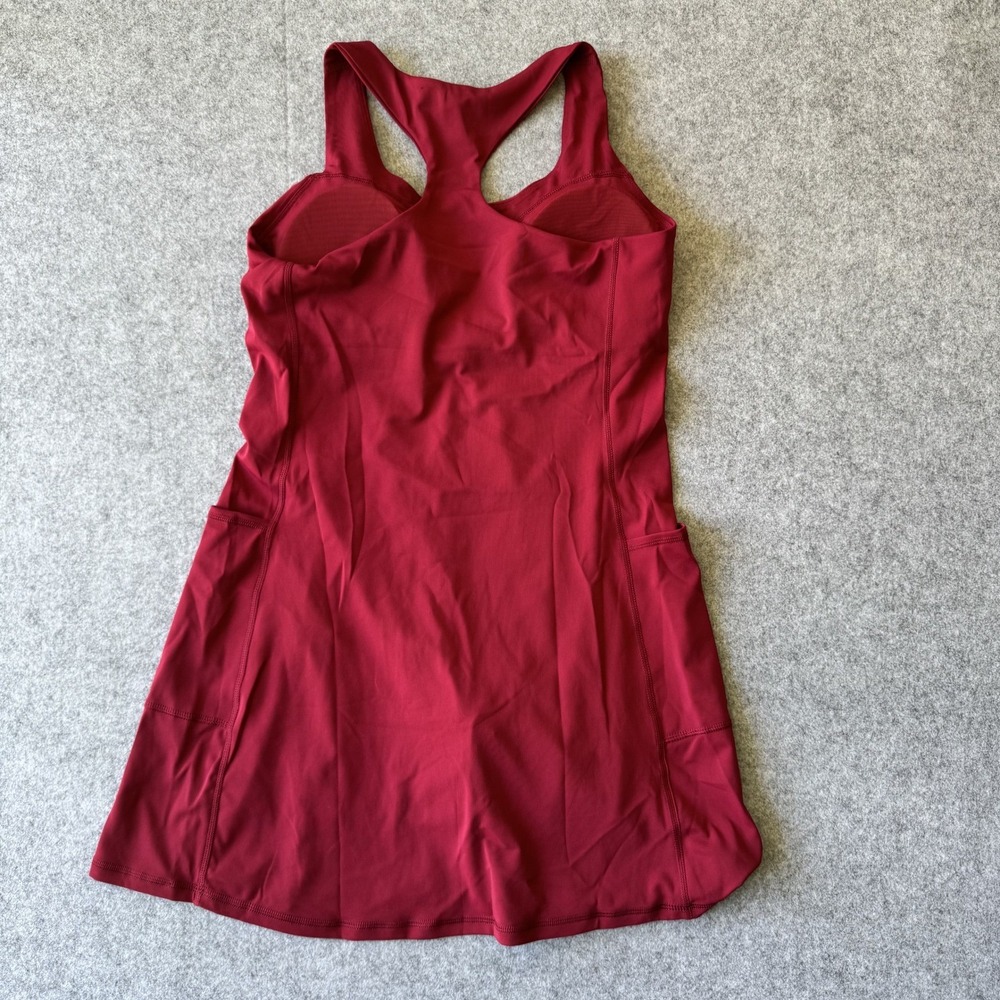 90 Degree by Reflex Courtside Utility Bra Dress Beet Red Womens M NWT - Picture 2 of 14